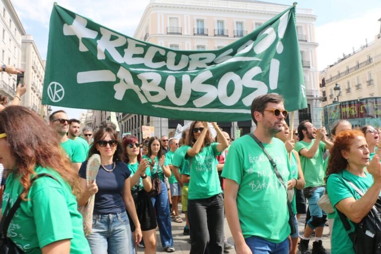 La huelga educativa indefinida entra en su segunda semana: manifestación este jueves desde Atocha