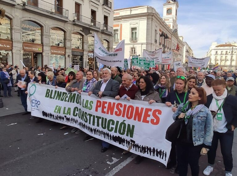 Pensionistas de todo el país toman Madrid este sábado 24 de octubre en defensa de las pensiones públicas